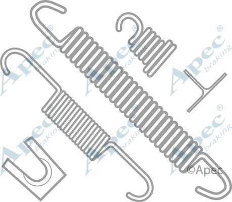 APEC BRAKING Tarvikesarja, jarrukengät KIT633